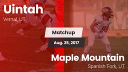 Matchup: Uintah  vs. Maple Mountain  2017
