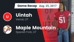 Recap: Uintah  vs. Maple Mountain  2017