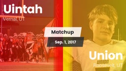 Matchup: Uintah  vs. Union  2017