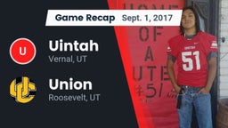 Recap: Uintah  vs. Union  2017