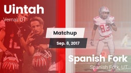 Matchup: Uintah  vs. Spanish Fork  2017