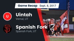 Recap: Uintah  vs. Spanish Fork  2017