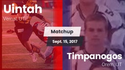Matchup: Uintah  vs. Timpanogos  2017