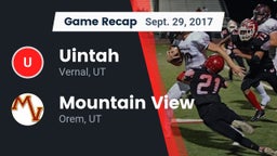 Recap: Uintah  vs. Mountain View  2017