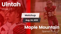 Matchup: Uintah  vs. Maple Mountain  2018