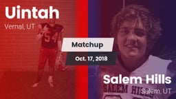 Matchup: Uintah  vs. Salem Hills  2018