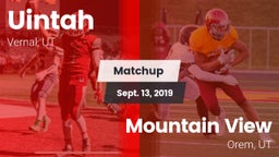 Matchup: Uintah  vs. Mountain View  2019
