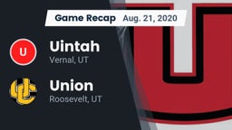 Recap: Uintah  vs. Union  2020