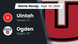 Recap: Uintah  vs. Ogden  2020