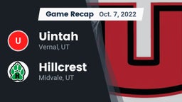 Recap: Uintah  vs. Hillcrest   2022