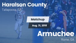 Matchup: Haralson County vs. Armuchee  2018