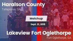 Matchup: Haralson County vs. Lakeview Fort Oglethorpe  2018