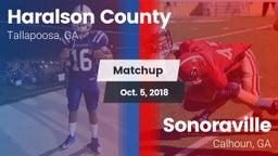 Matchup: Haralson County vs. Sonoraville  2018