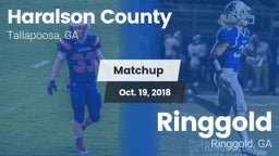 Matchup: Haralson County vs. Ringgold  2018