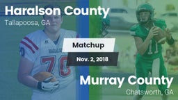 Matchup: Haralson County vs. Murray County  2018