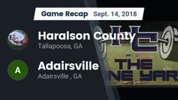 Recap: Haralson County  vs. Adairsville  2018