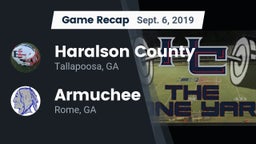 Recap: Haralson County  vs. Armuchee  2019