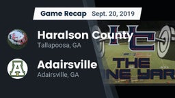 Recap: Haralson County  vs. Adairsville  2019
