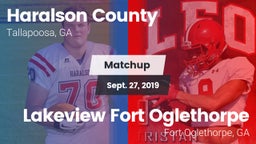 Matchup: Haralson County vs. Lakeview Fort Oglethorpe  2019