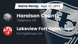 Recap: Haralson County  vs. Lakeview Fort Oglethorpe  2019