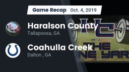 Recap: Haralson County  vs. Coahulla Creek  2019
