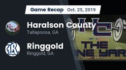Recap: Haralson County  vs. Ringgold  2019