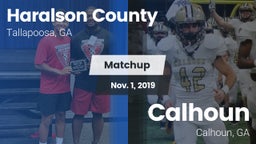 Matchup: Haralson County vs. Calhoun  2019