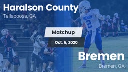 Matchup: Haralson County vs. Bremen  2020