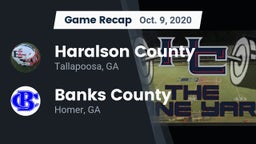 Recap: Haralson County  vs. Banks County  2020