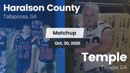 Matchup: Haralson County vs. Temple  2020