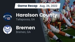Recap: Haralson County  vs. Bremen  2022
