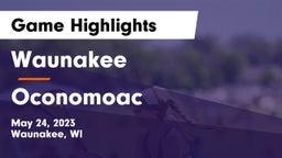 Waunakee  vs Oconomoac Game Highlights - May 24, 2023