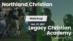 Matchup: Northland Christian vs. Legacy Christian Academy  2017