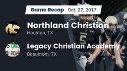 Recap: Northland Christian  vs. Legacy Christian Academy  2017
