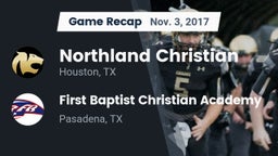 Recap: Northland Christian  vs. First Baptist Christian Academy 2017