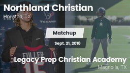 Matchup: Northland Christian vs. Legacy Prep Christian Academy 2018