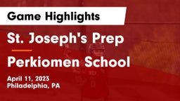 St. Joseph's Prep  vs Perkiomen School Game Highlights - April 11, 2023