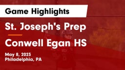 St. Joseph's Prep  vs Conwell Egan HS Game Highlights - May 8, 2023