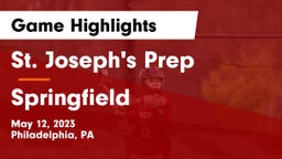 St. Joseph's Prep  vs Springfield  Game Highlights - May 12, 2023