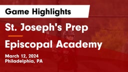 St. Joseph's Prep  vs Episcopal Academy Game Highlights - March 12, 2024