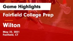 Fairfield College Prep  vs Wilton  Game Highlights - May 22, 2021