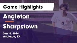 Angleton  vs Sharpstown  Game Highlights - Jan. 6, 2024