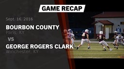 Recap: Bourbon County  vs. George Rogers Clark  2016