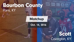 Matchup: Bourbon County High vs. Scott  2016