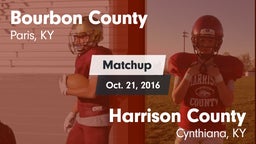Matchup: Bourbon County High vs. Harrison County  2016