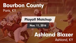 Matchup: Bourbon County High vs. Ashland Blazer  2016