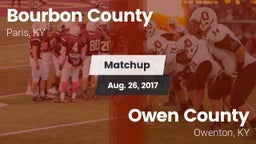Matchup: Bourbon County High vs. Owen County  2017