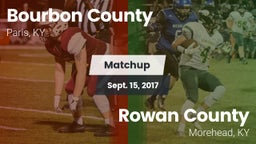 Matchup: Bourbon County High vs. Rowan County  2017