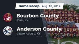 Recap: Bourbon County  vs. Anderson County  2017