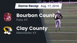 Recap: Bourbon County  vs. Clay County  2018